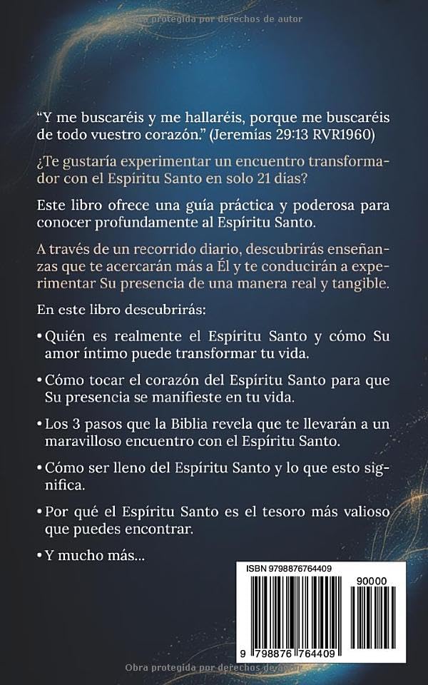 CÓMO TENER UN ENCUENTRO CON EL ESPÍRITU SANTO: Un plan de 21 días para encontrar el tesoro más maravilloso que existe (Vida En El Espíritu) (Spanish Edition) by Elías Sivianes