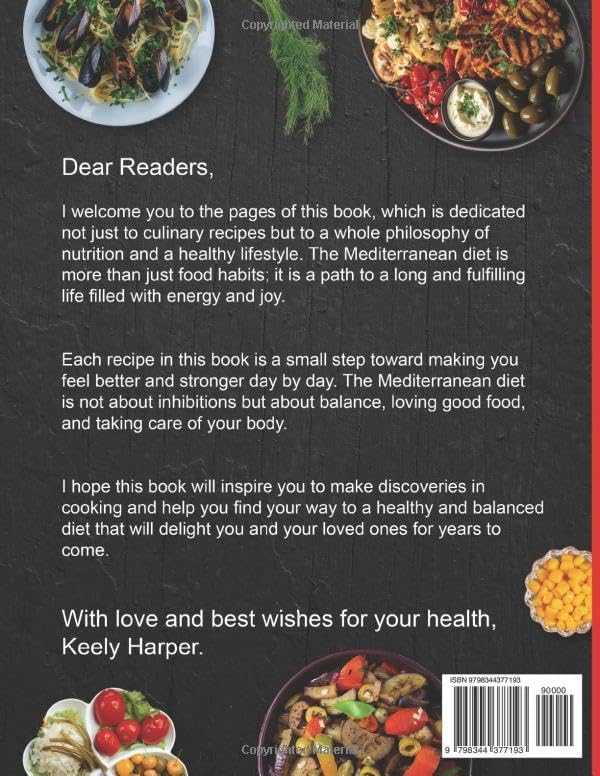 Easy Mediterranean Diet Cookbook for Beginners: 2000+ Days of Quick and Delicious Recipes with 4-Week Meal Plans for a Healthy Lifestyle by Keely Harper
