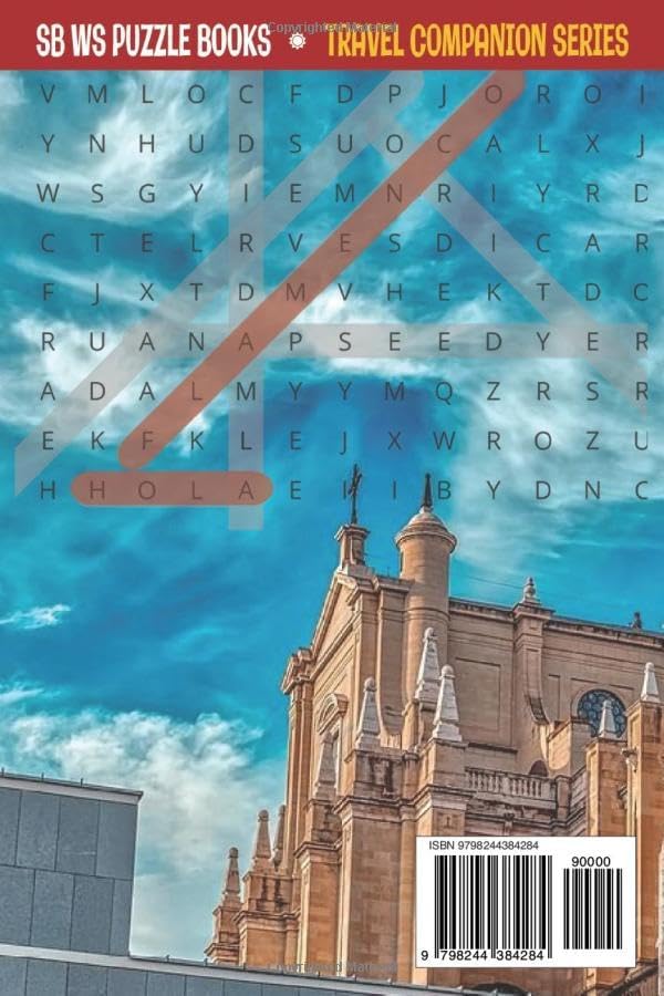 Madrid Travel Word Search (Travel Companion Series) by SB WS Puzzle Books