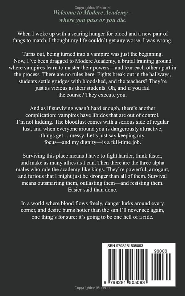 Mordere Academy: A Vampire Romantasy (Crown of the Vampires) by Vivienne S. Crosse