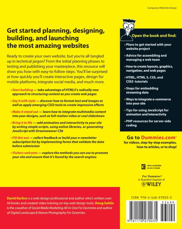 Building Websites All-in-One For Dummies (For Dummies Series) by David Karlins