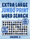 Extra Large Jumbo Print Word Search 50 Font Size - Volume 2: Easy To Read Word Find Puzzles for Older, Senior Eyes by PuzzlePup Publishing