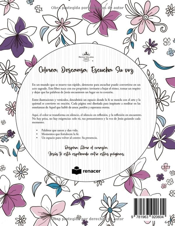 Las palabras de Jesús para colorear (Spanish Edition) by Editorial Renacer
