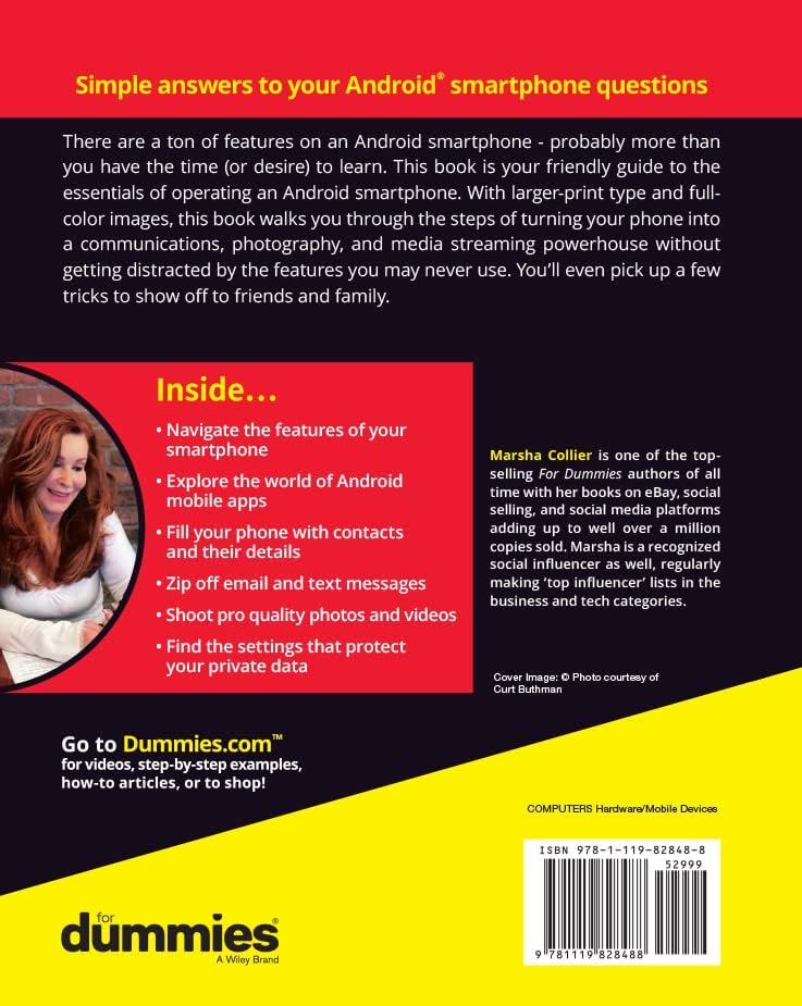 Android Smartphones For Seniors For Dummies (For Dummies (Computer/Tech)) by Marsha Collier