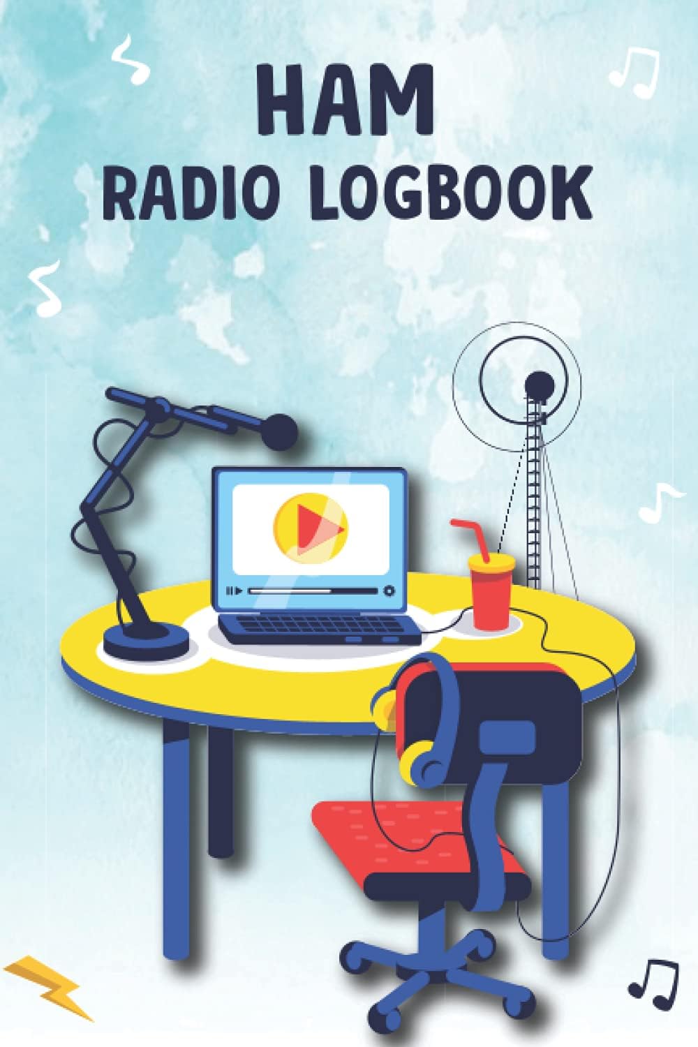 Ham Radio Log book: Amateur Radio Station Record Book - Ham Radio Log Sheet - Radio Operator Station Log Book - Wave Frequency Test Journal by Khorseda Press Publication