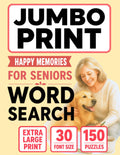 Jumbo Word Search for Seniors – Simple Joys: 30pt Large Print • Cheerful Memories & Relaxing Fun (Jumbo Comfort Series) by Adrian Bigmax