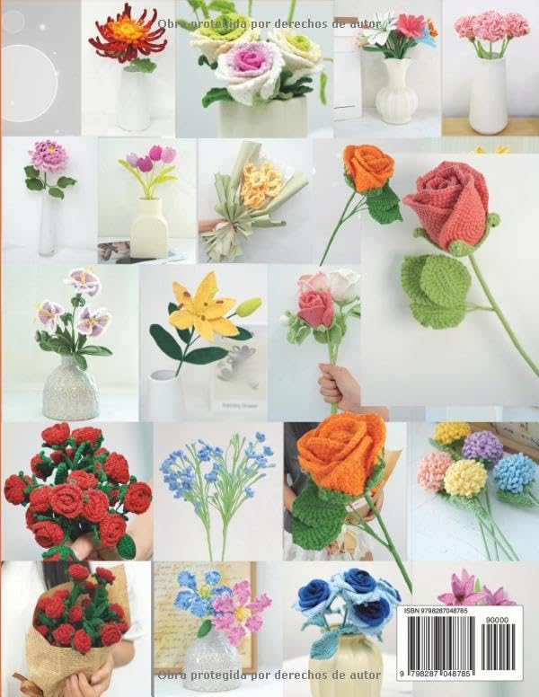 Flores Ganchillo Libro: 22 Diseños Naturales con Instrucciones Claras (Spanish Edition) by Kenneth J Jackson