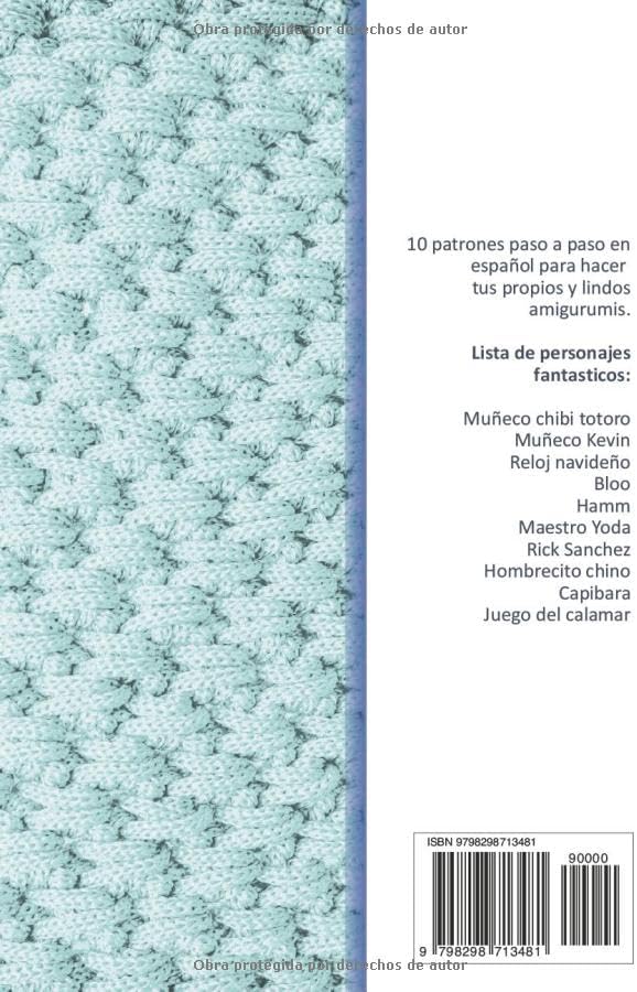 Libros de amigurumis de crochet en español: 10 Patrones de Amigurumis Variados en Español: Cultura Pop, Animales y Temática Creativa de Crochet ... Amigurumis en español) (Spanish Edition) by Creamox Editorial