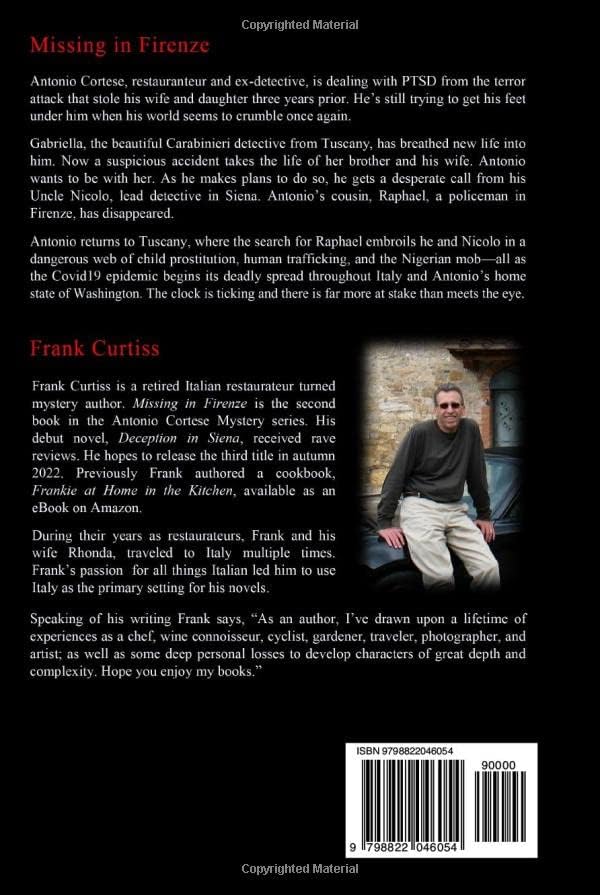 Missing in Firenze: An Antonio Cortese Mystery (The Antonio Cortese Mysteries) by Frank Curtiss