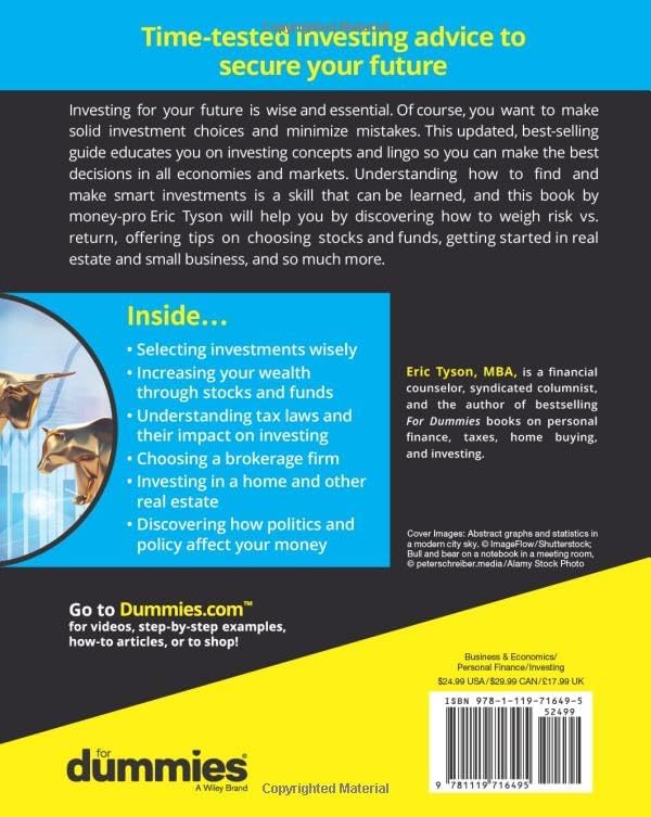 Investing For Dummies by Eric Tyson