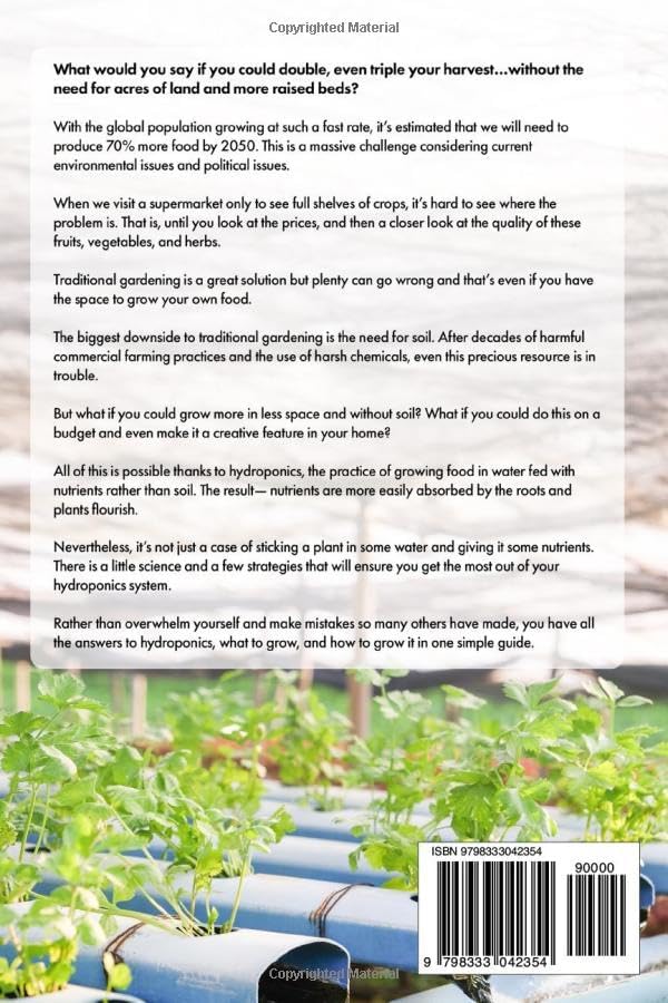 The Complete Guide to Hydroponics: Year-Round Harvests with Practical Techniques and Creative Solutions for Visually Stunning Urban Gardens (The Urban Farming Blueprint) by The Urban Farming Blueprint