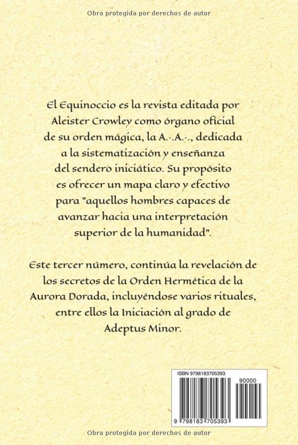 El Equinoccio: Volumen 1, Número 3 (Spanish Edition) by Aleister Crowley