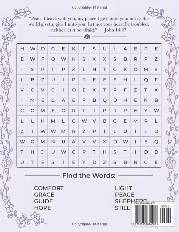 Large Print Bible Word Search: 120 Relaxing Bible-Inspired Puzzles for Women and Seniors | A Christian Word Search Book (Large Print Bible Word Search Collection) by Sharp Pen Publishing