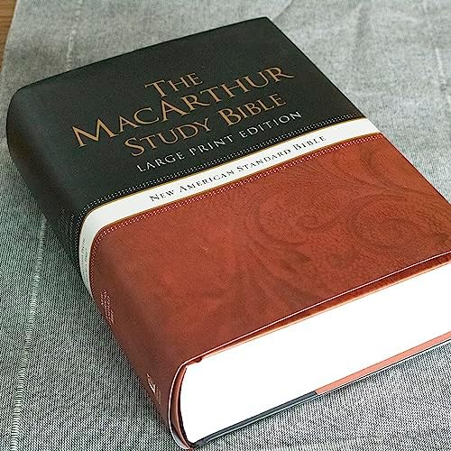 The NASB, MacArthur Study Bible, Large Print, Hardcover, Thumb Indexed, 1995 Text: Unleashing God's Truth One Verse at a Time (Holy Bible, New American Standard Bible) by Thomas Nelson