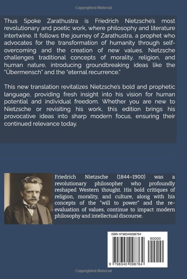 Thus Spoke Zarathustra: New English Translation by Friedrich Nietzsche