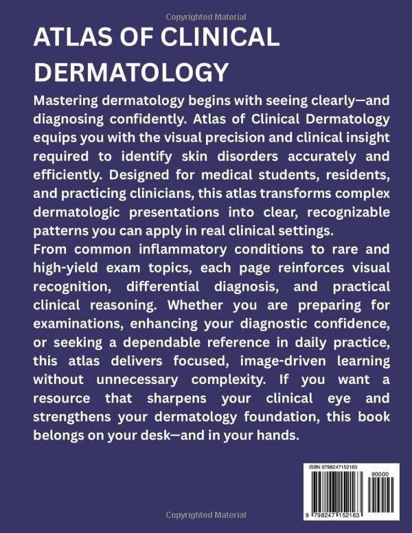 ATLAS OF CLINICAL DERMATOLOGY: Morphology, Mechanism, and Meaning in Skin Disease. by MD, JULIAN VANE,