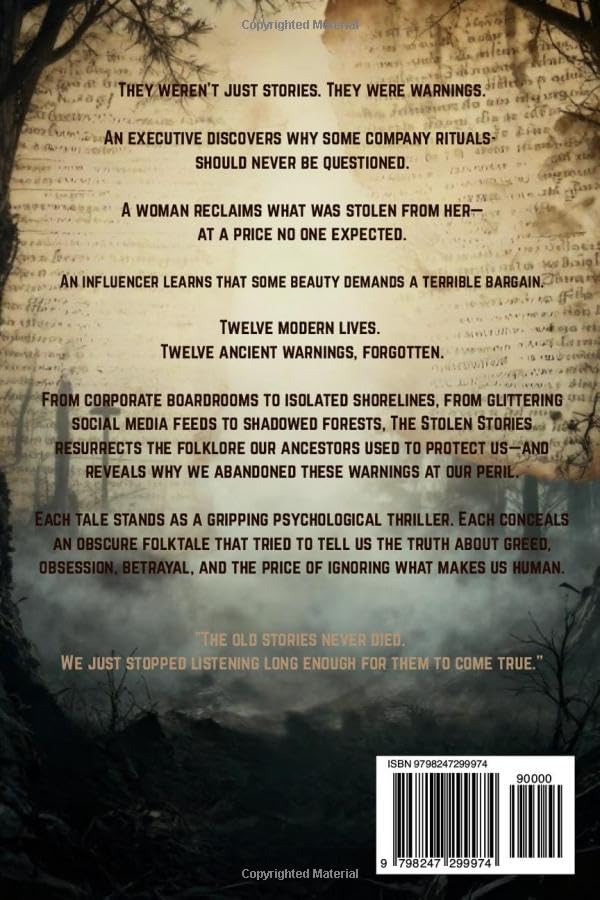 The Stolen Stories: Dark Retellings of Forgotten Folktales That Warned Us About Human Nature by Vera Nightingale