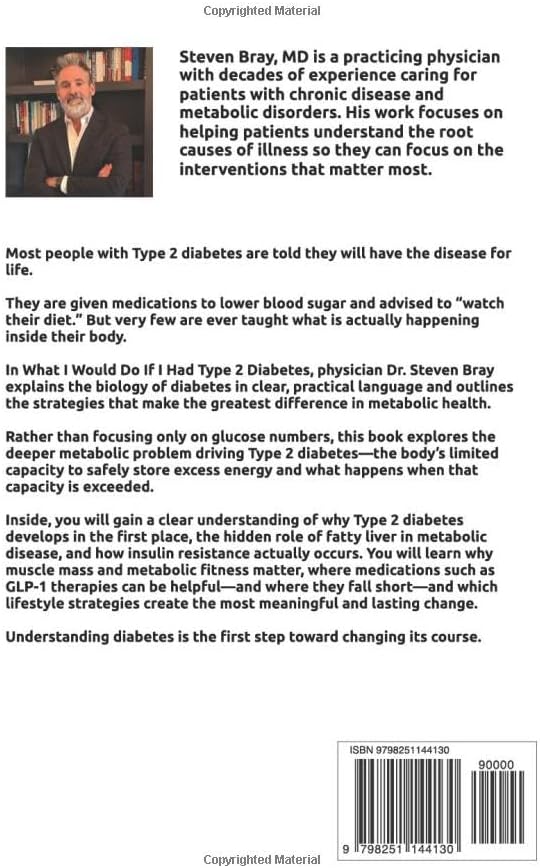 What I Would Do If I Had Type 2 Diabetes: A Physician’s Personal Strategy for Treating Insulin Resistance by Steve Bray M.D.