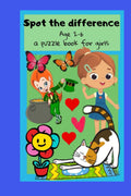 Spot the difference. Puzzle book for girls age 2-6. Acitivity Book: A bedtime book for children in their free time (A series to help with the overall development of young children.) by Miss Susanna Petri