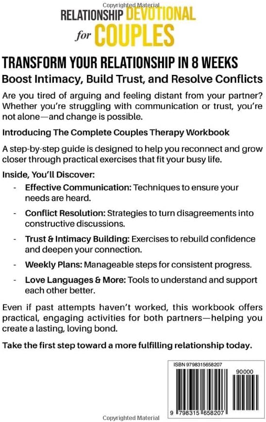RELATIONSHIP DEVOTIONAL FOR COUPLES: SIMPLE DAILY REFLECTIONS TO BUILD FAITH, DEEPEN COMMUNICATION, REKINDLE LOVE, AND STRENGTHEN YOUR BOND EVEN ON BUSY DAYS by Dean Ramsey