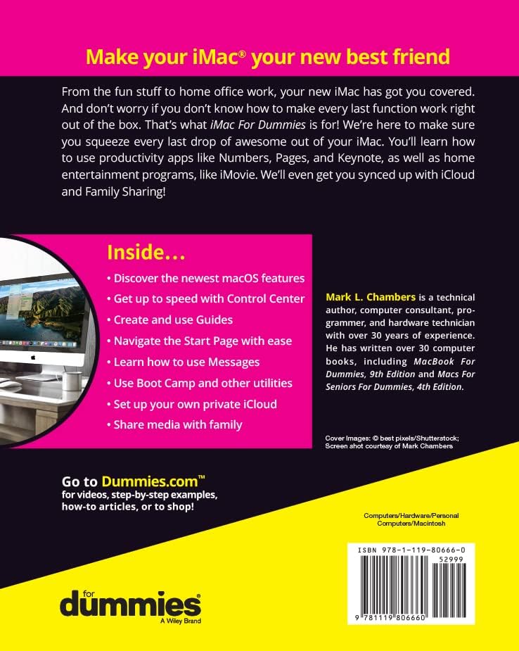 iMac For Dummies (For Dummies (Computer/Tech)) by Mark L. Chambers