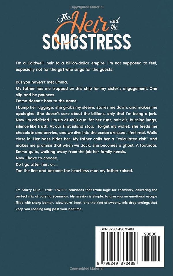 The Heir and the Songstress: A Billionaire, Forbidden, Forced-Proximity Romance by Starry Quin