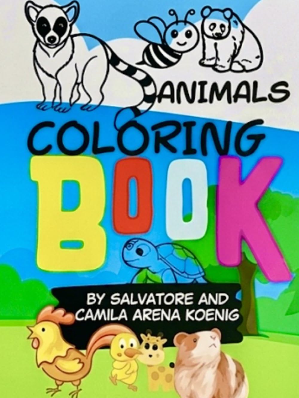 Animals Coloring Book+: 100+ Creative & Relaxing Pages (Spanish Edition) by Camila Koenig