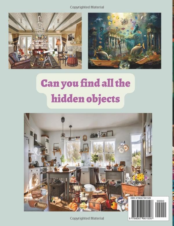 Hidden Picture Book for Adults: Seek and Find the Hidden Objects in the Pictures by Guy Joseph Miron