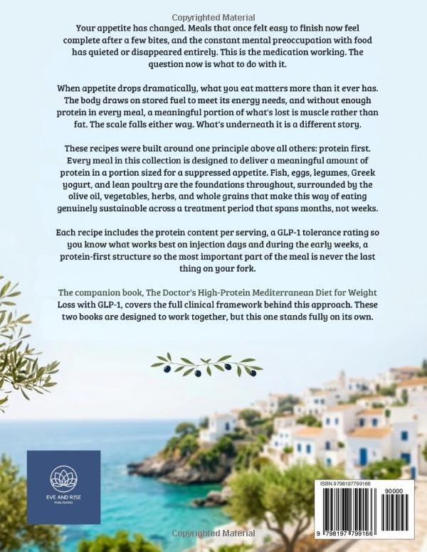 The Doctor's Mediterranean GLP-1 Recipes for Weight Loss: 50 High-Protein Recipes to Support Your GLP-1 Journey (The Mediterranean Diet Series) by Dr Rebecca Lewis