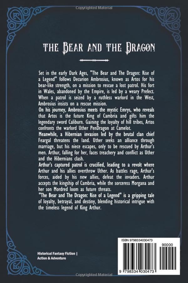 THE BEAR AND THE DRAGON: Rise of a Legend (Arthurian fantasy series) by Jason Roberts