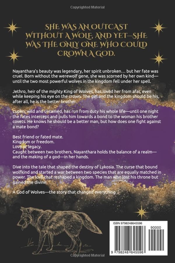 A God of Wolves: A Werewolf Romantasy Origin Story / Novella (Lycora Wolves) by Yajna Ramnath