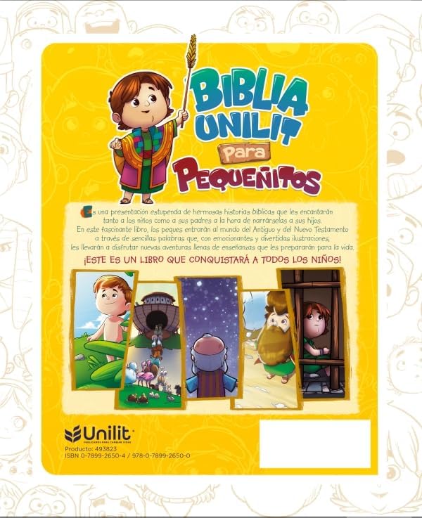 Biblia para Pequeñitos Unilit | Historias Bíblicas Ilustradas para Niños de 3 a 5 Años | Edición en Español (Spanish Edition) by Nancy Pineda