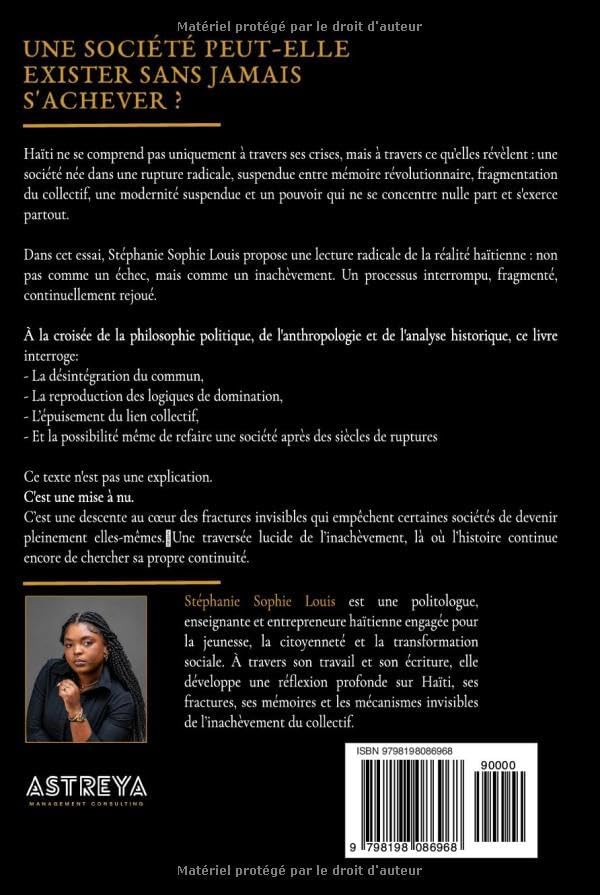 LA SOCIÉTÉ INACHEVÉE (French Edition) by Stéphanie Sophie Louis