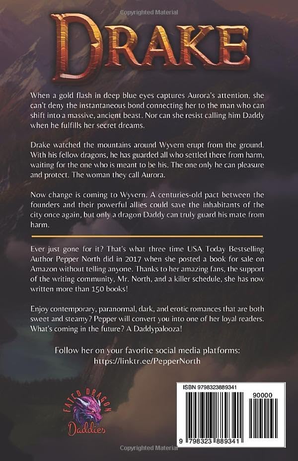 Drake (Fated Dragon Daddies) by Pepper North