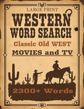 GAP STUDY - Western Word Search Movies and TV - TV Western - Old Western Gift - Classic Word Search - Large print Western Books for Seniors | 2300 ... Books (Training for the Brain - Fun & Memory) by GAP STUDY