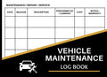 Car Maintenance Log Book: Vehicle Maintenance Log Book - Repair And Service Record Book for Cars, Trucks & Motorcycles - Small Size 8.25" x 6" by KNB Publishing