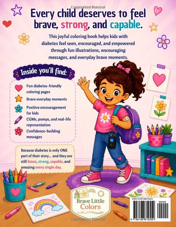 My Diabetes, My Superpower!: A Coloring Book Full of Courage and Fun (Brave Little Colors Series) by Rebecca Zblewski