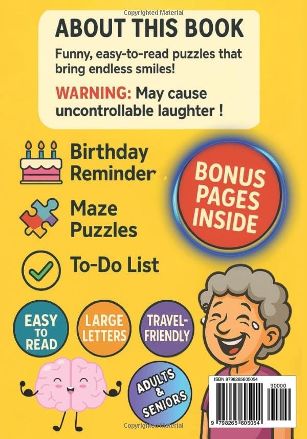 Large Print Easy Word Search , 120 Funny Word Search Puzzles: Easy-to-Read Funny Puzzles for Adults & Seniors with Bonus Pages (Birthday Reminders, ... Life (Giggles & Grids Word Search Puzzles) by Mr. Milad Shariki