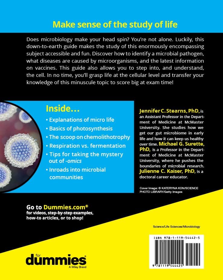 Microbiology For Dummies by Jennifer Stearns