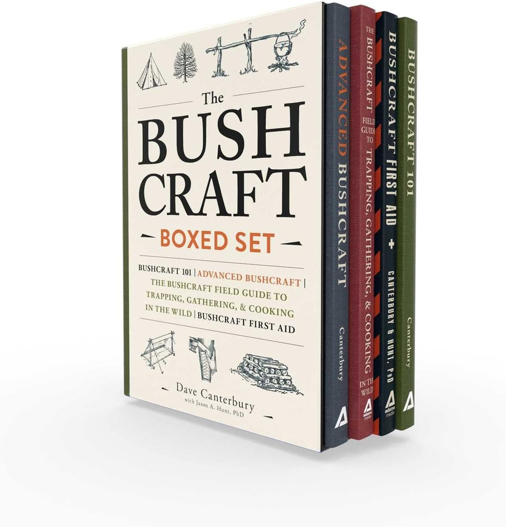 The Bushcraft Boxed Set: Bushcraft 101; Advanced Bushcraft; The Bushcraft Field Guide to Trapping, Gathering, & Cooking in the Wild; Bushcraft First Aid (Bushcraft Survival Skills Series) by Dave Canterbury