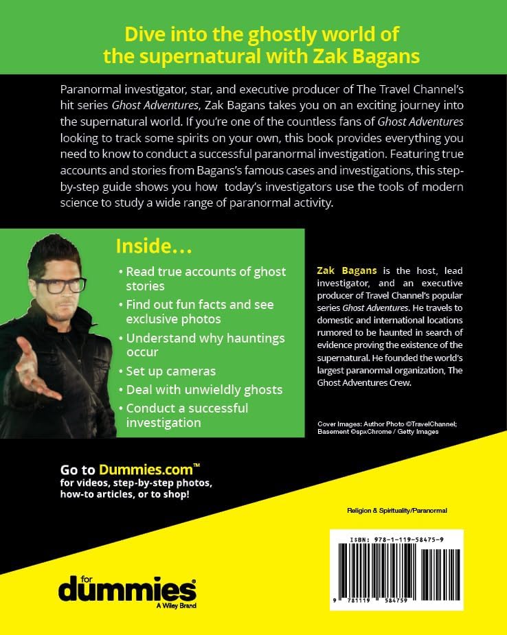 Ghost-Hunting For Dummies by Zak Bagans
