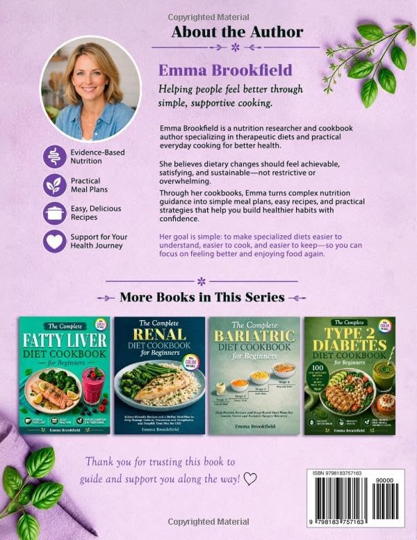 The Complete GLP-1 High Protein Diet Cookbook for Beginners: Simple Protein-Packed Recipes and 28-Day Meal Plan to Help You Stay Nourished, Preserve ... Health Kitchen Series by Emma Brookfield) by Emma Brookfield