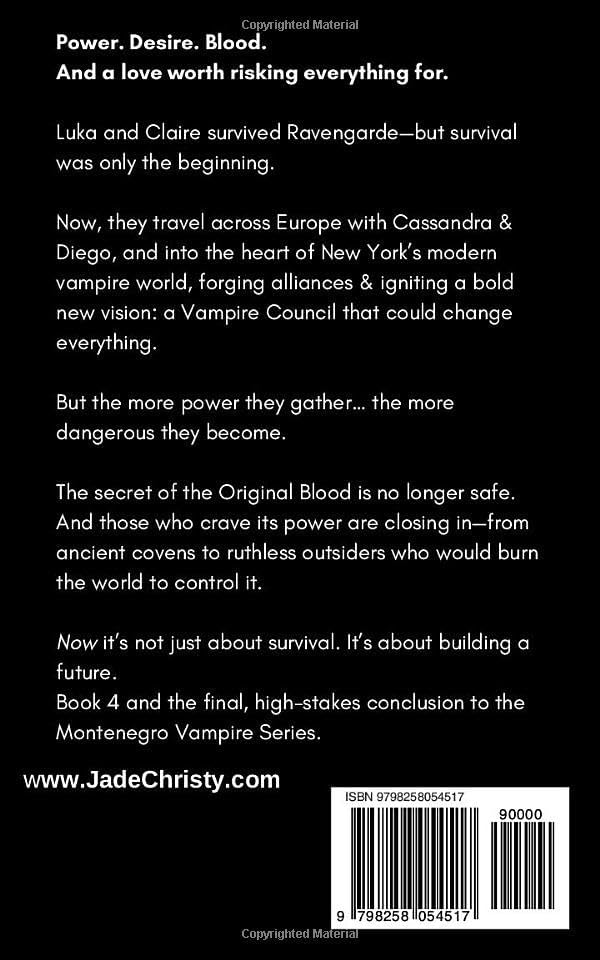 Blood & Salvation: A Modern Vampire Romantasy (Vampire of Montenegro Series) by Jade Christy