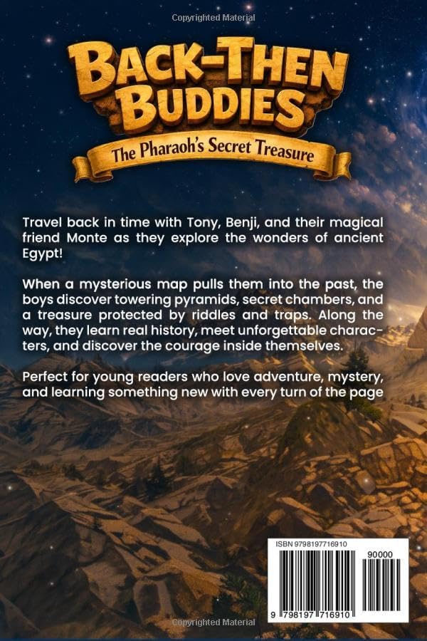 Back-Then Buddies: The Pharaohs Secret Treasure by Christopher A Luebbers