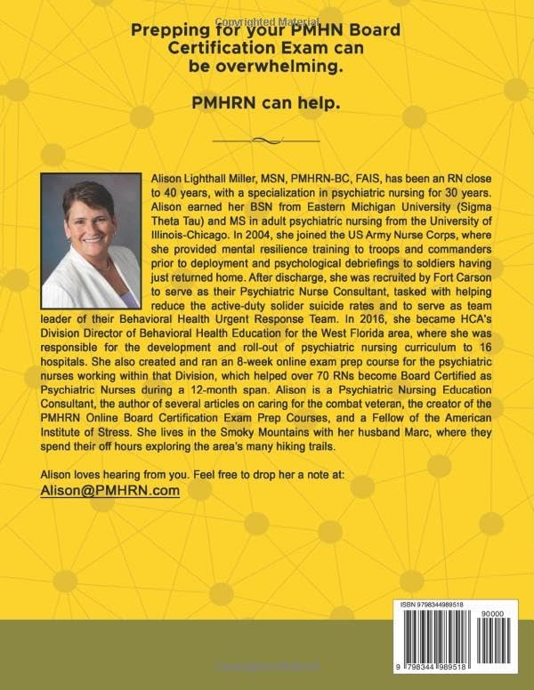 Psychiatric-Mental Health RN Certification Review: ANCC PMHN Board Certification Test Prep by Alison Lighthall Miller