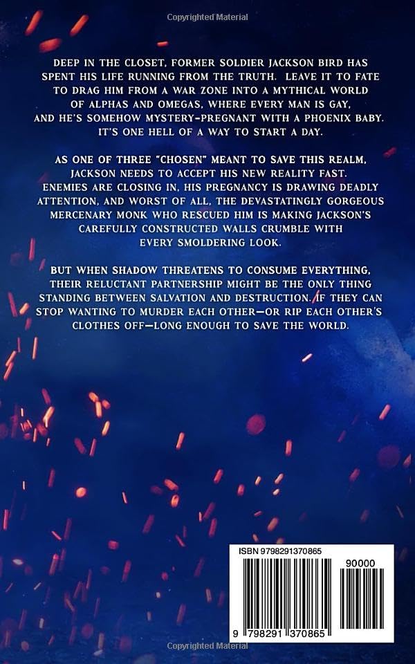 Phoenix Fated: An MM Mpreg Portal Romantasy Adventure (The Phoenix Guardians) by Ashe Moon