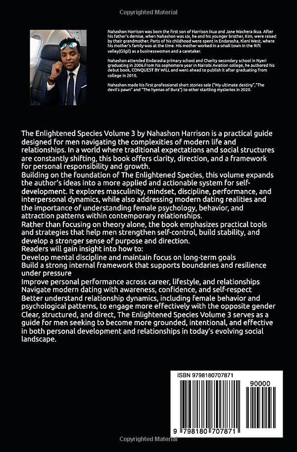 The Enlightened Species Volume 3 by Nahashon Harrison