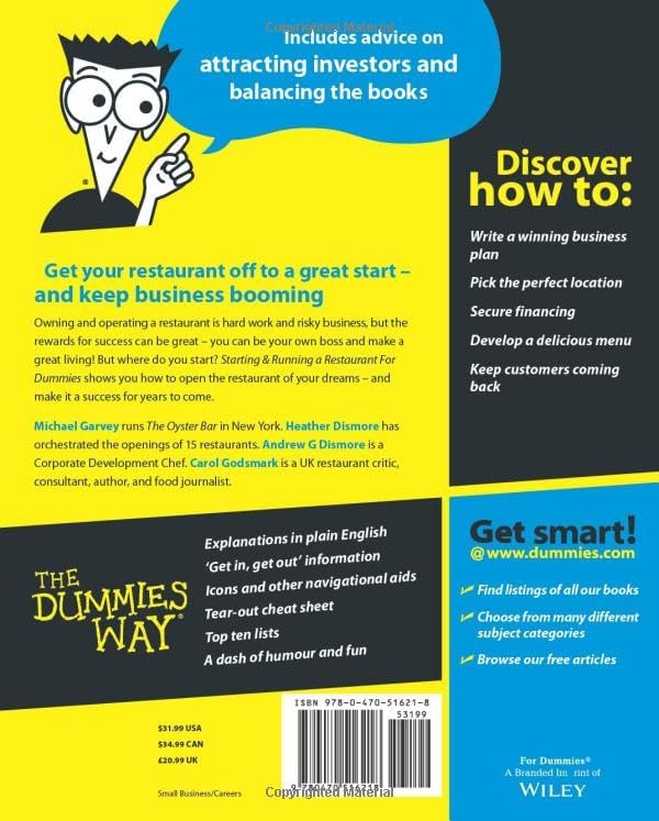 Starting and Running a Restaurant For Dummies: UK Edition by Carol Godsmark