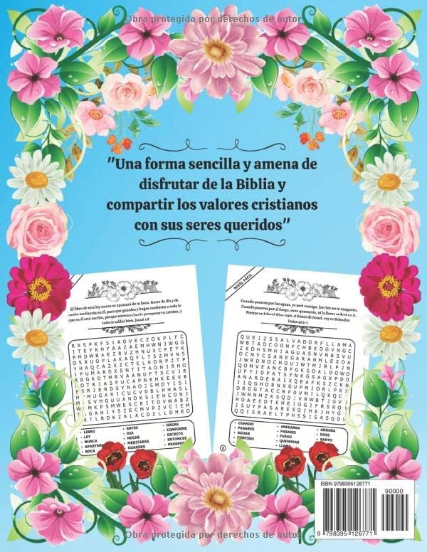 Sopa de Letras de la Biblia - 100 Sopas de Letras en Español: Word Search in Spanish - 100 Bible Spanish Word Search (Palabras de Dios) (Spanish Edition) by Liber Libri