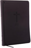 NKJV, Value Thinline Bible, Large Print, Charcoal Leathersoft, Red Letter, Comfort Print: Holy Bible, New King James Version by Thomas Nelson